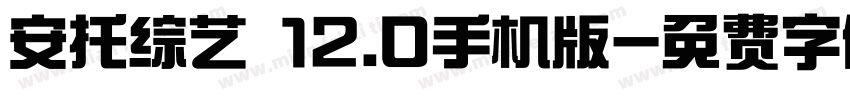 安托综艺 12.0手机版字体转换